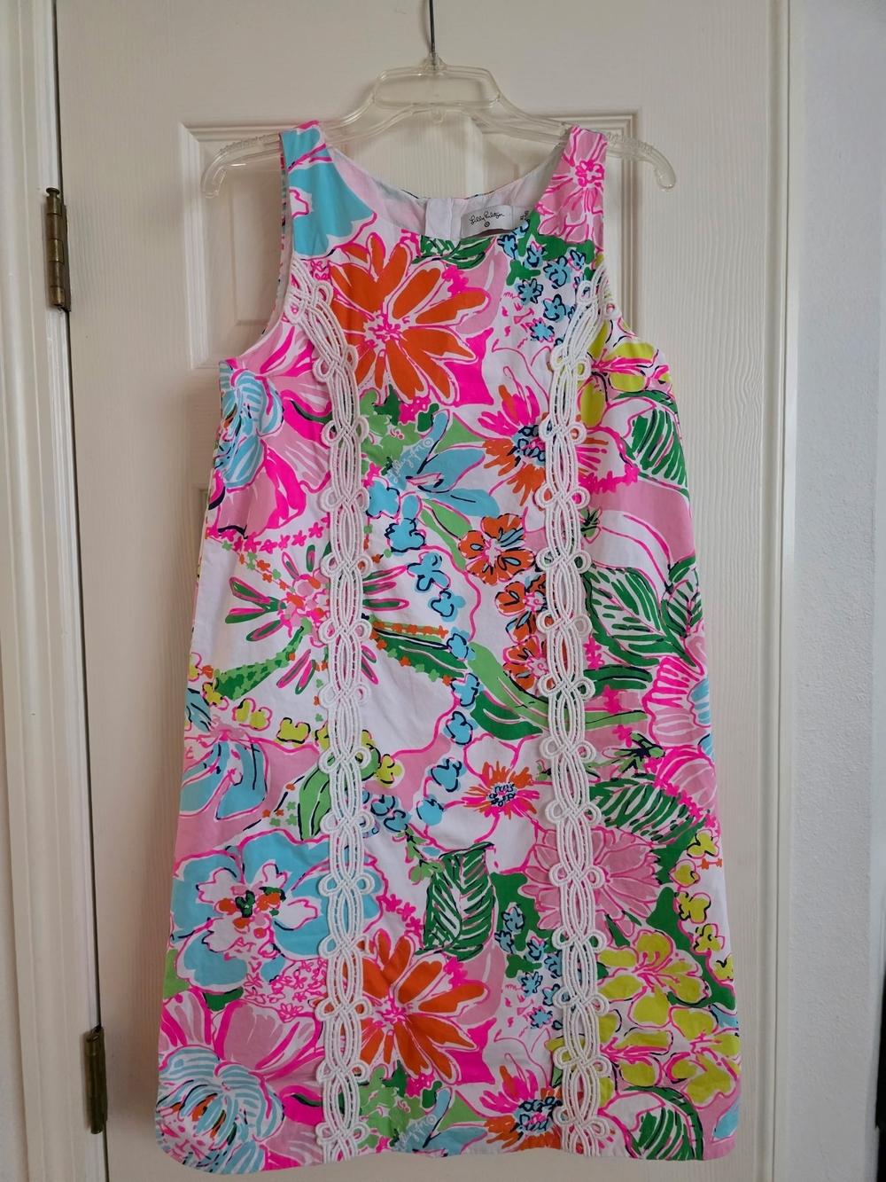 Lilly Pulitzer Pink Multi Floral Sleeveless Shift Dress